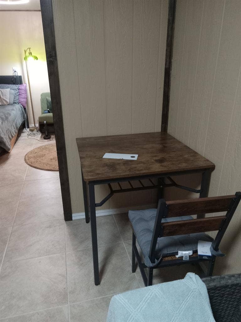 A privet furnished unit.