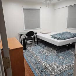 Master bedroom w/ private bathroom
