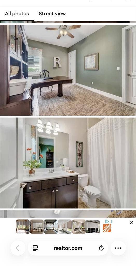 Bedroom with private bathroom