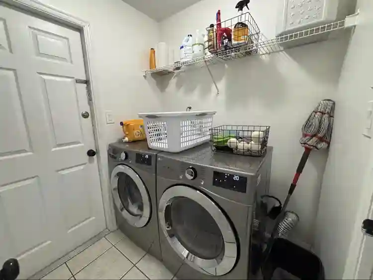Furnished bedroom w/ bathroom