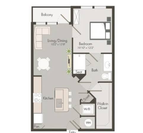 Lease takeover - 1bd/1bth Heights