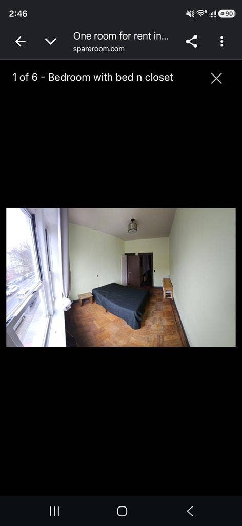 One bedroom for rent