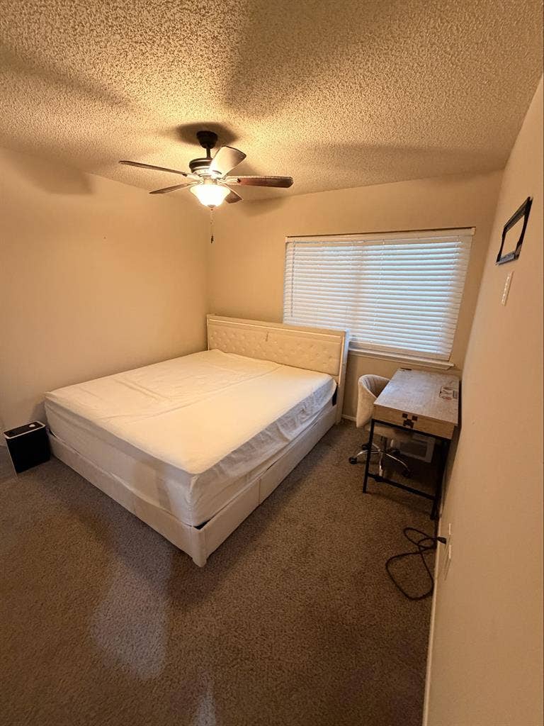 A furnished room ready for rent
