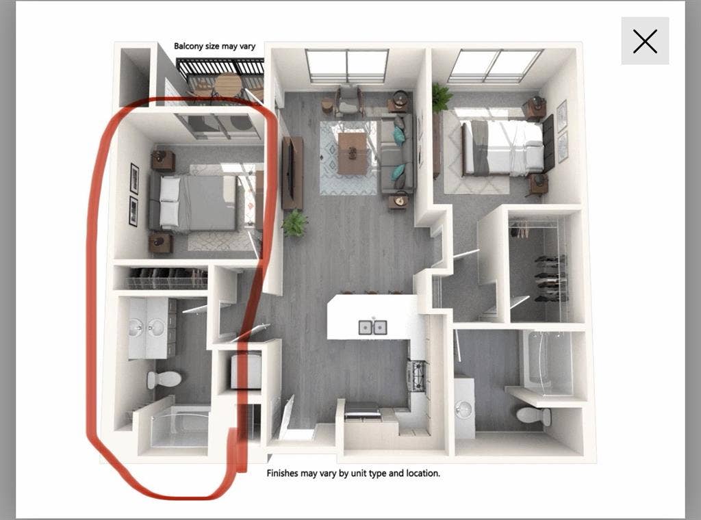 Private room and bathroom for rent