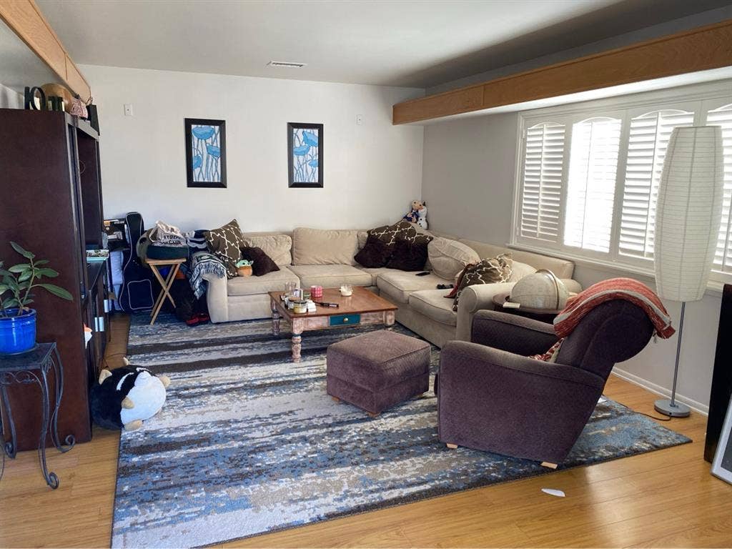 Primary Bed in LGBTQ+Friendly House
