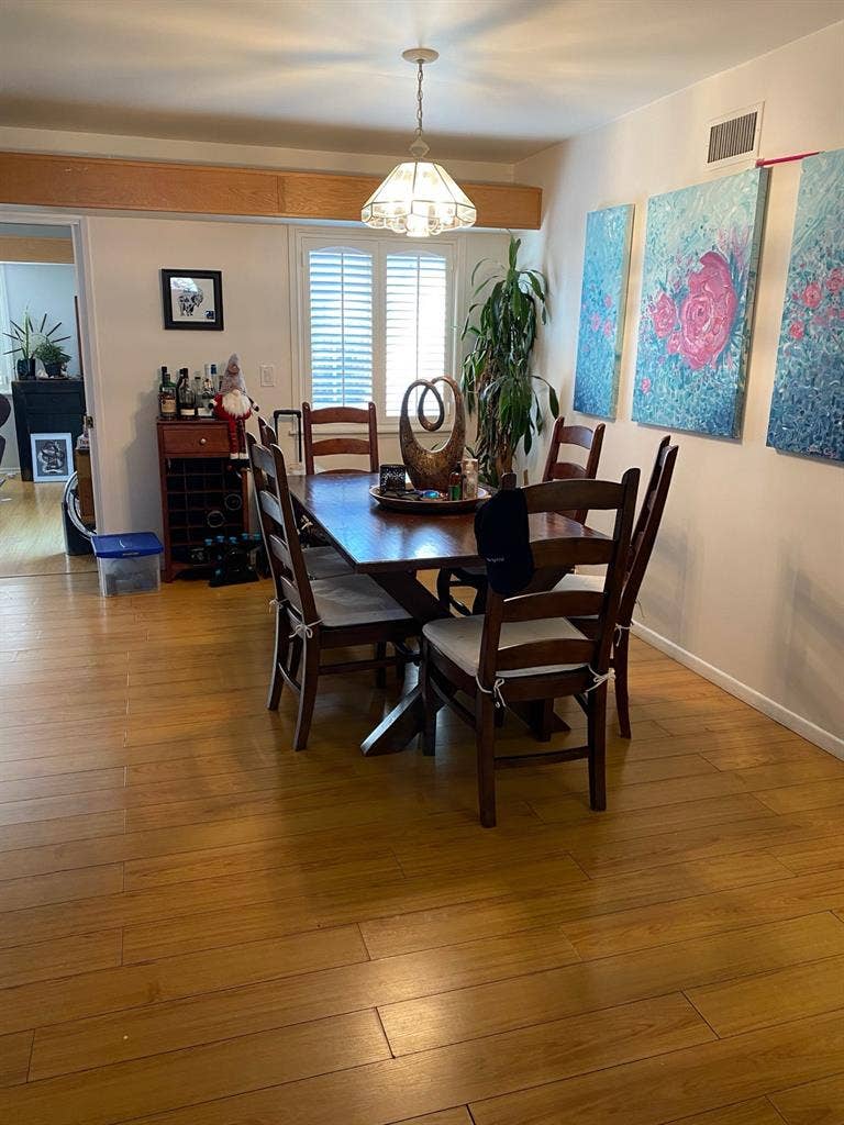 Primary Bed in LGBTQ+Friendly House