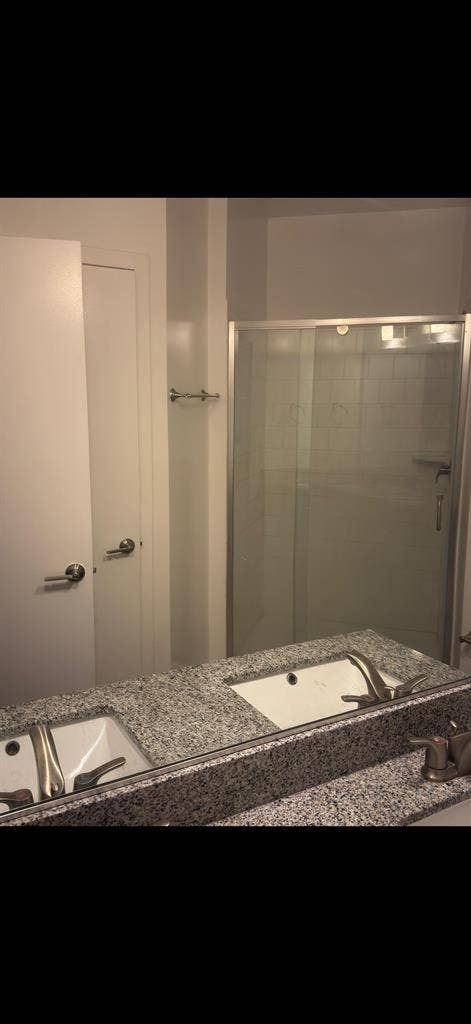 Room with private bath and closet