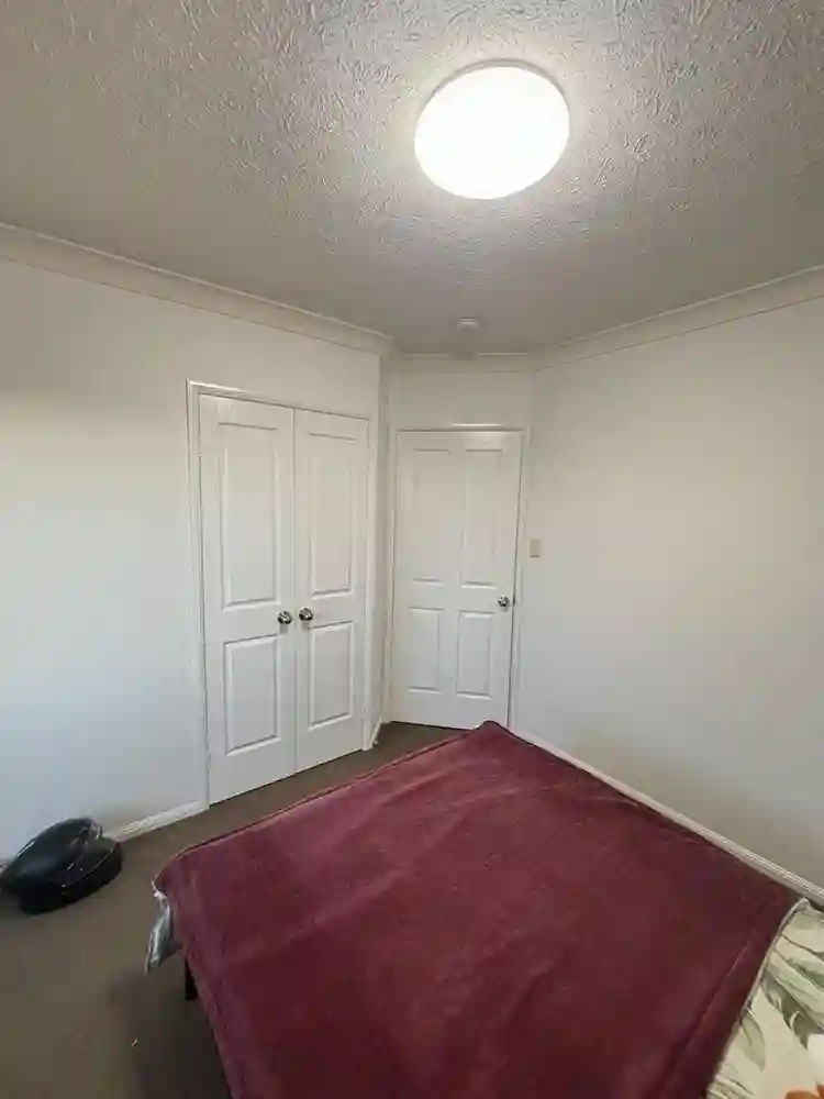Furnished bedroom in an apartment