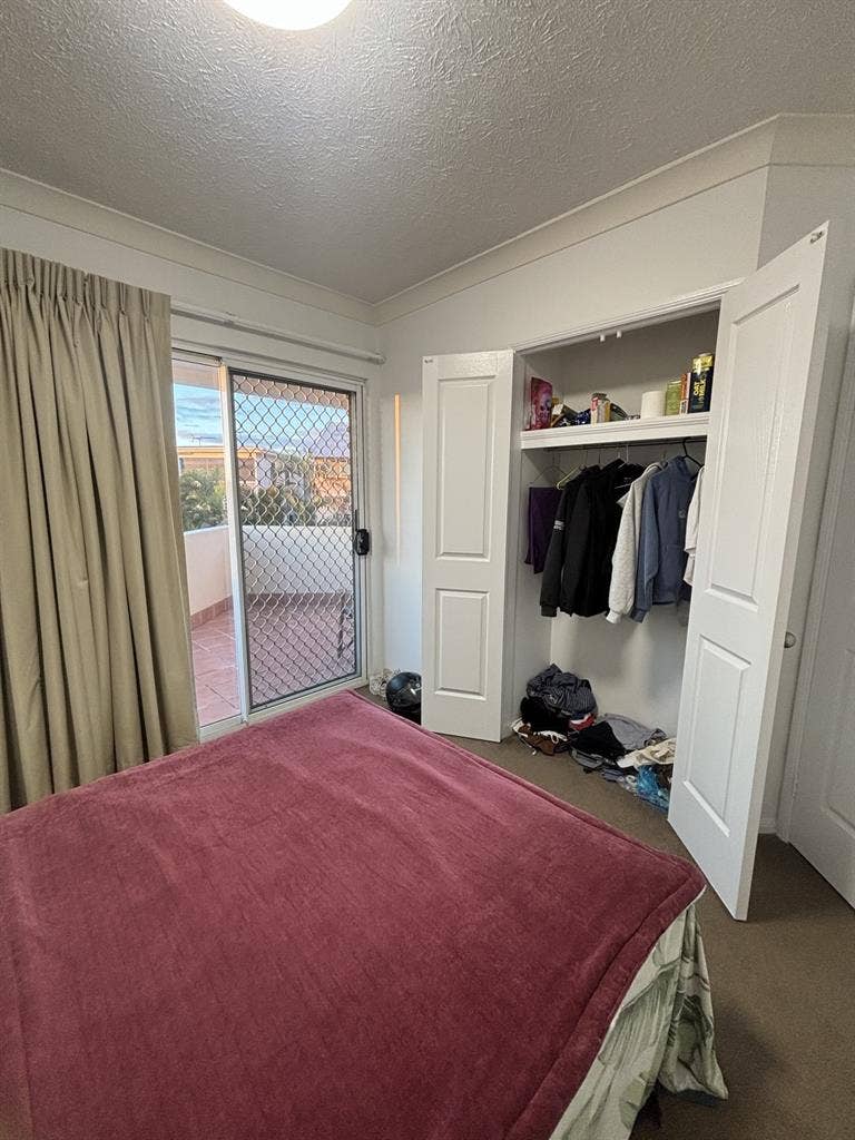 Furnished bedroom in an apartment