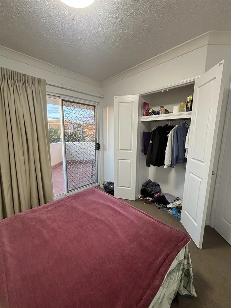 Furnished bedroom in an apartment