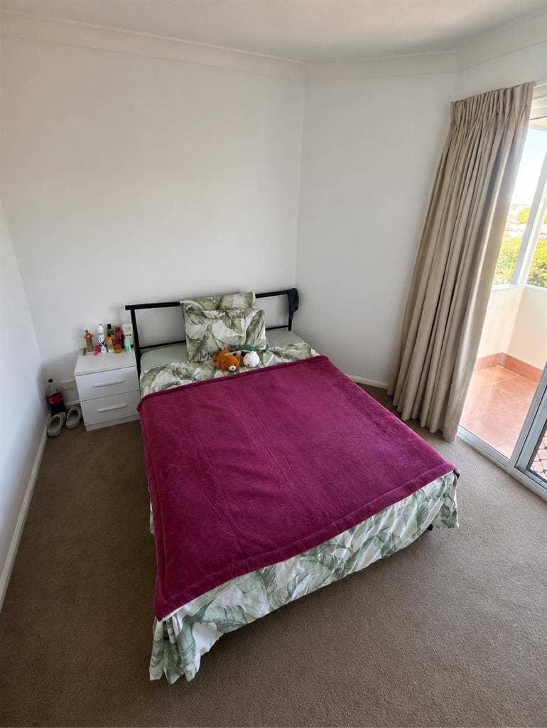 Furnished bedroom in an apartment