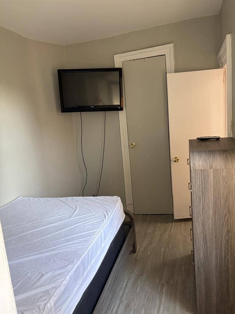 Cozy room with attached bathroom
