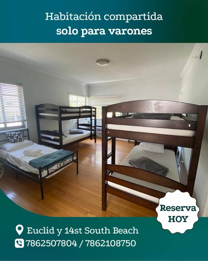 Shared room for men