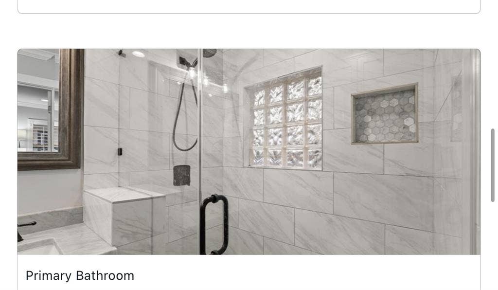 Master room with bath