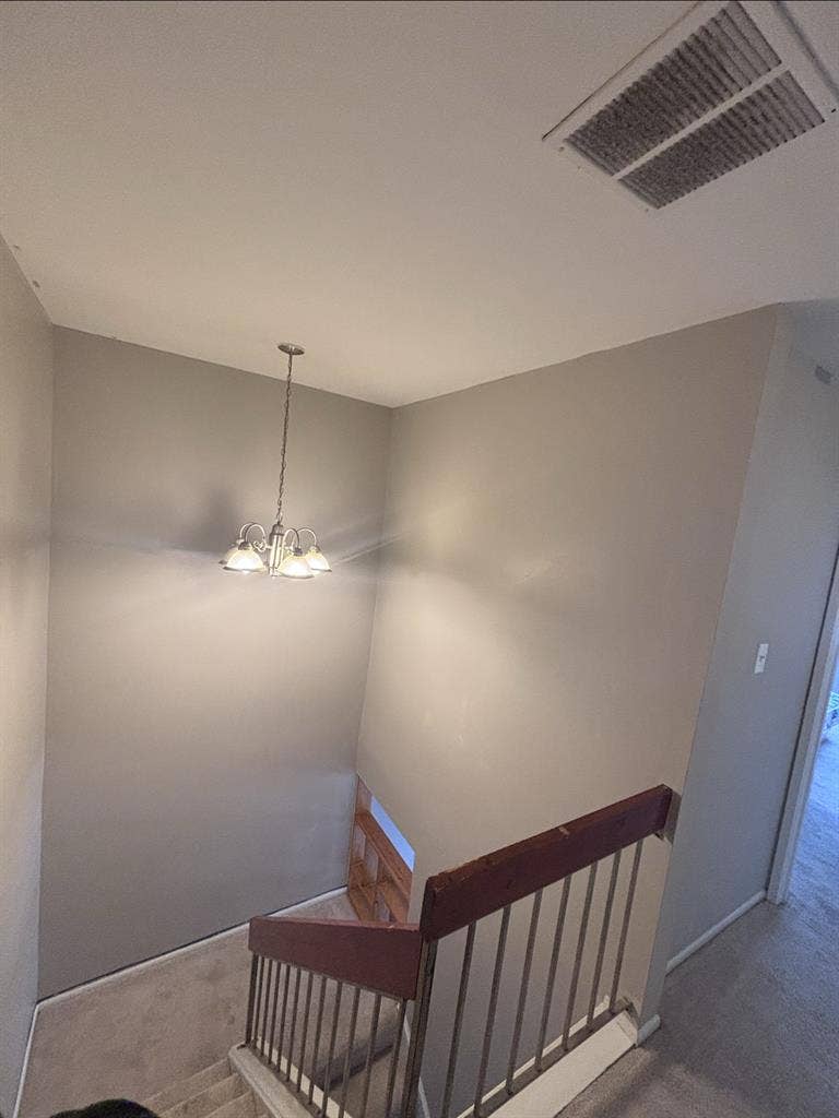 Bedroom in townhome