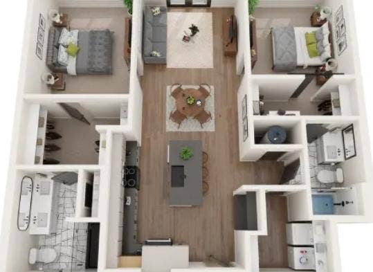 So.Nash, Luxury 2Bed/2Ba, Pool, Gym