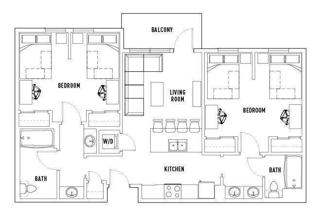 LEASE TAKEOVER FOR 2BED/2BATH