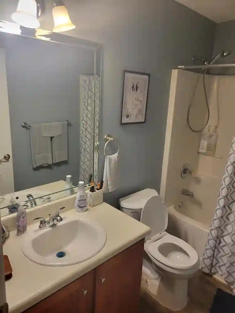 Single bedroom/bathroom