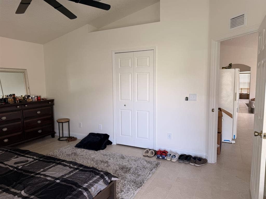 One big size master bedroom