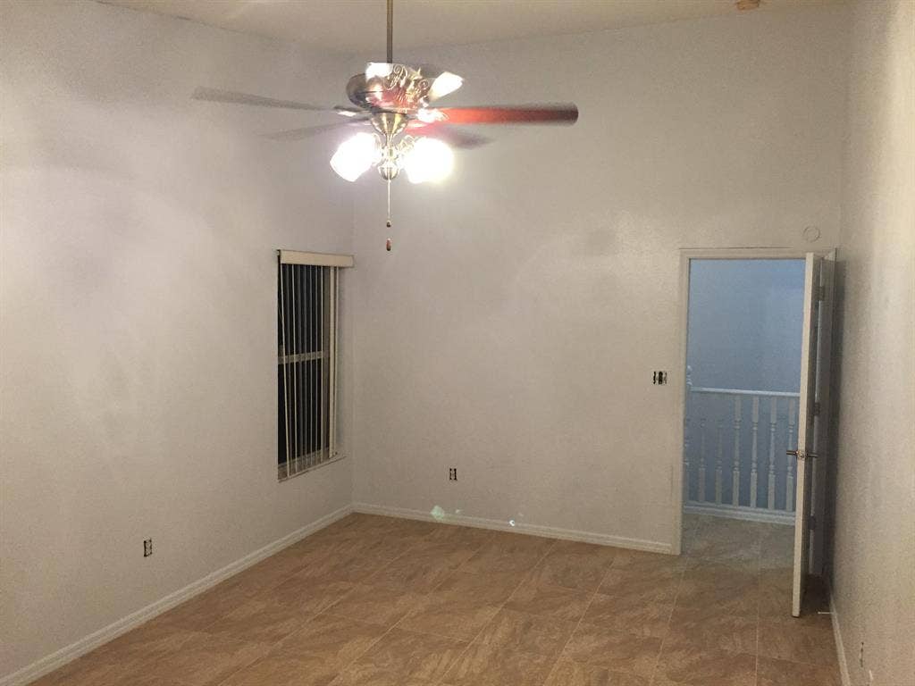 Master bedroom in large home