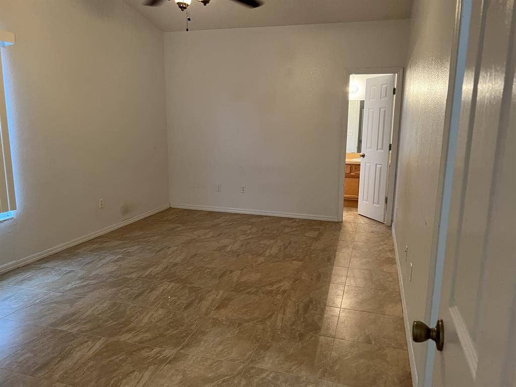 Master bedroom in large home
