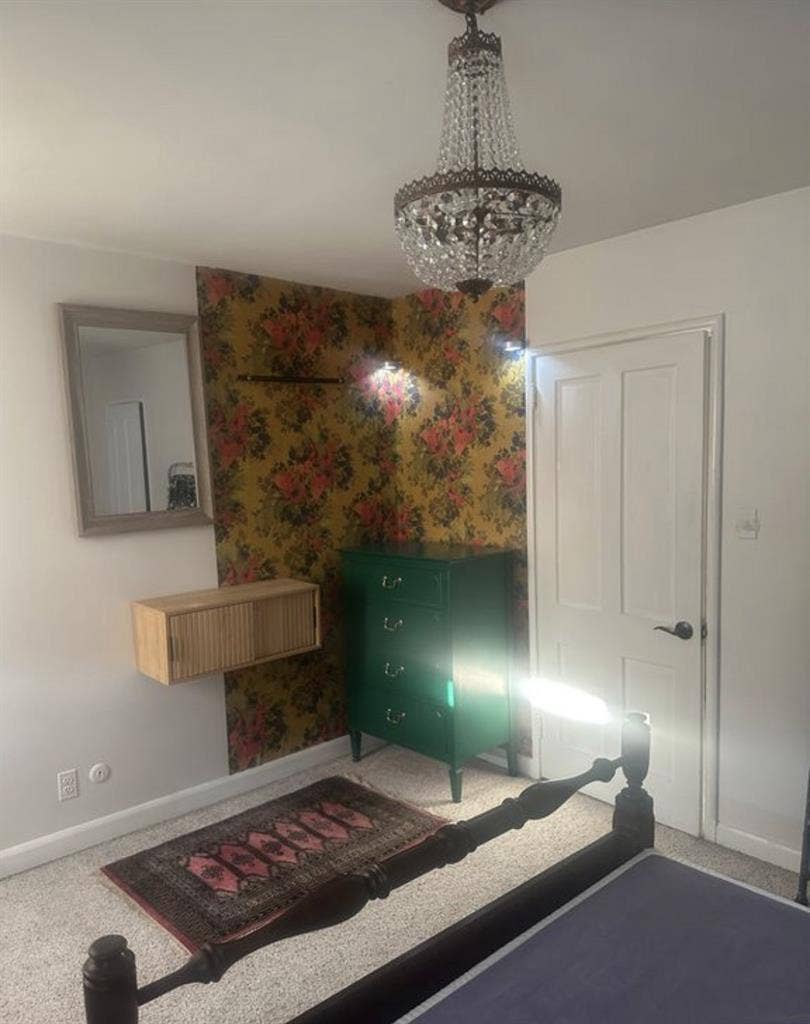 Furnished bedroom 2 bed townhouse