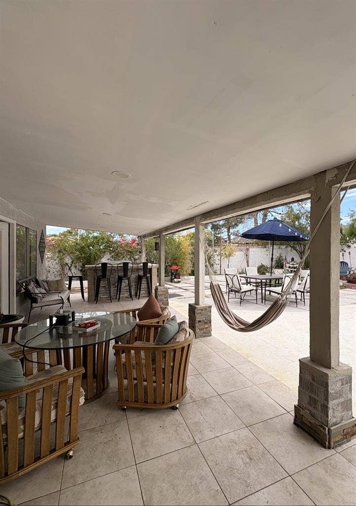 Nice backyard