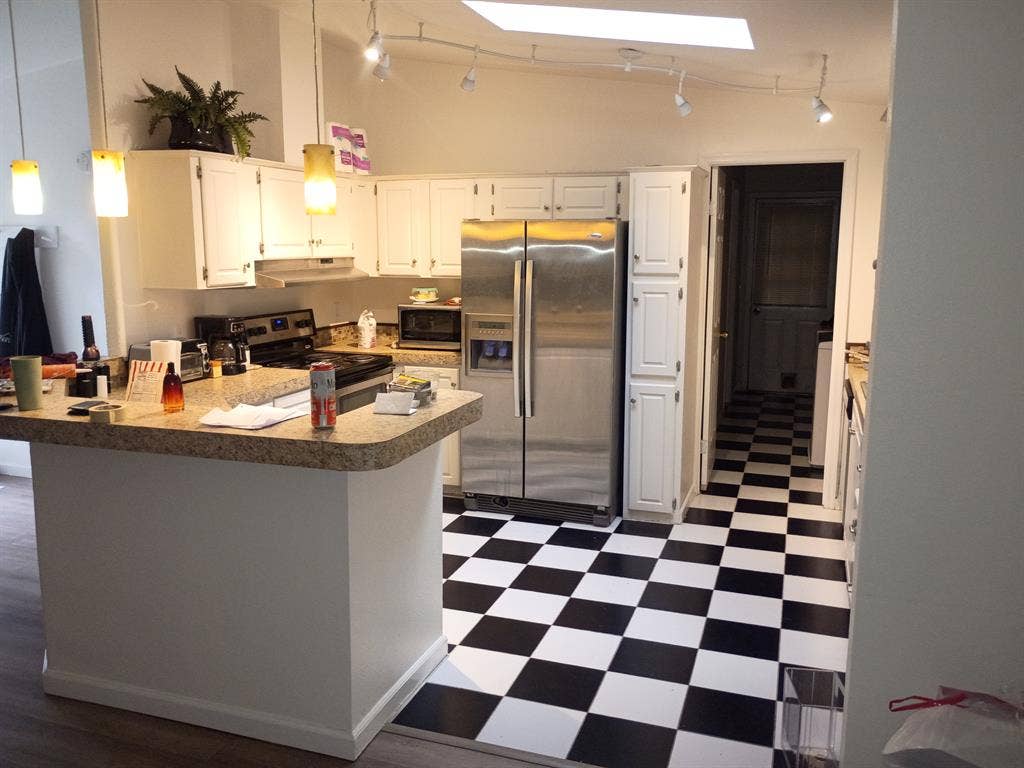 Master bedroom/private bathroom