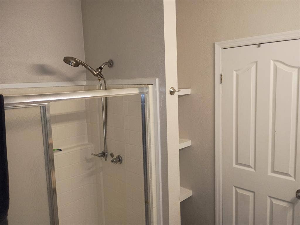 Master bedroom/private bathroom