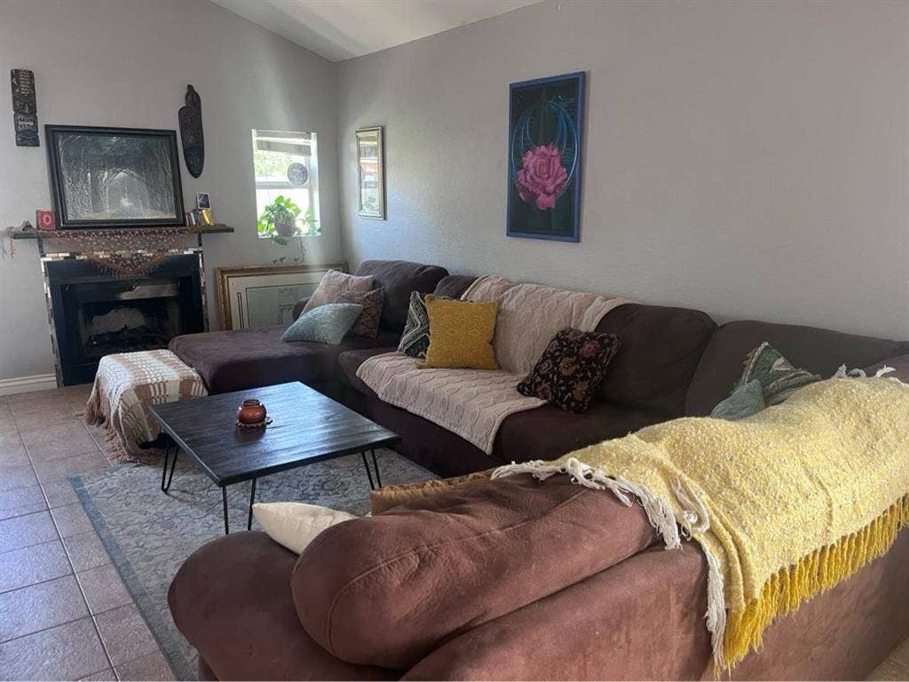 Primary bedroom in gorgeous house!