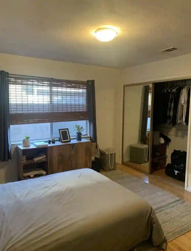 Large bedroom with private bathroom
