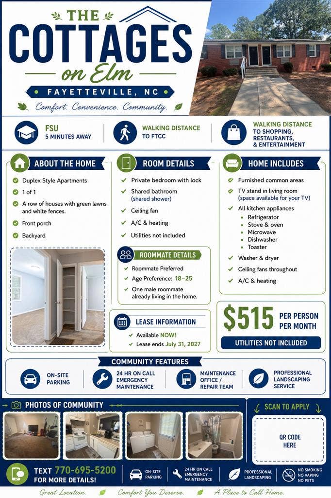 2 bedroom 1 bath