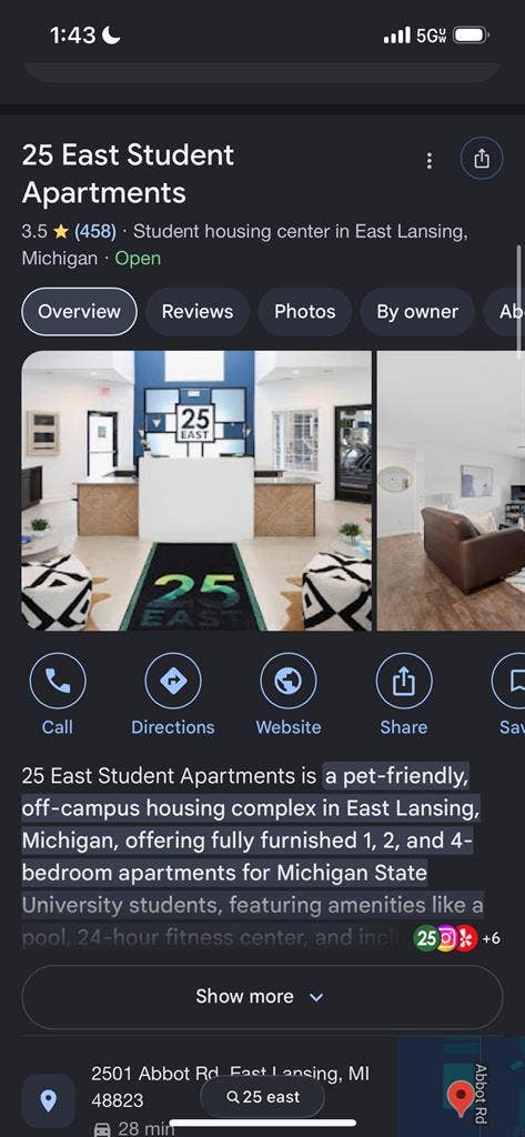 Need a Sublease