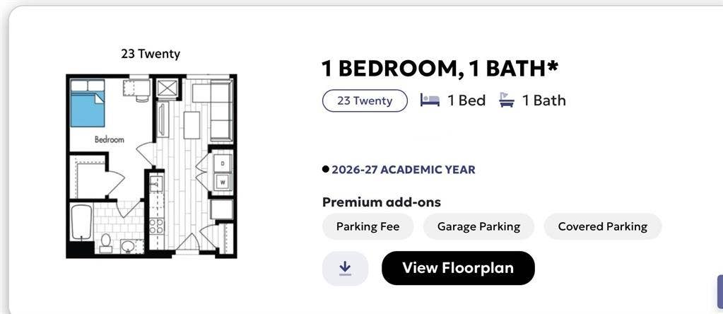 1 BR 1 BA Blockone discount price!