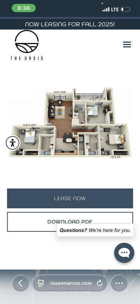 Need someone to take over my lease!