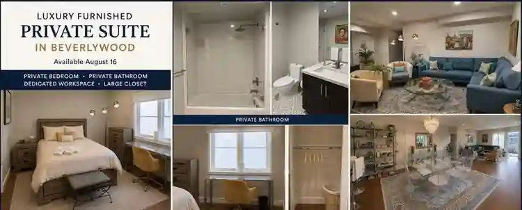Luxury Furn Private Suite w/Full Ba