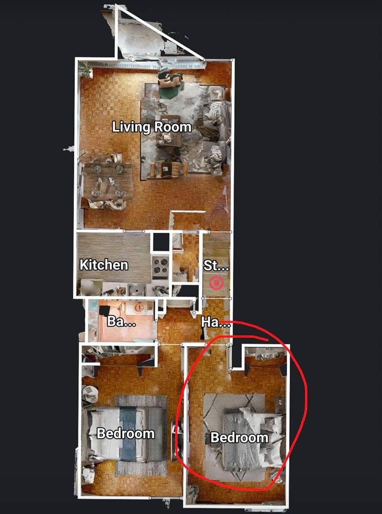 Private Room in a 2b1b.