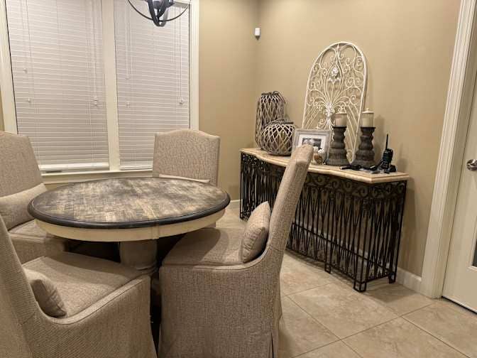 Small Room, Outdoor Sofa & Bistro