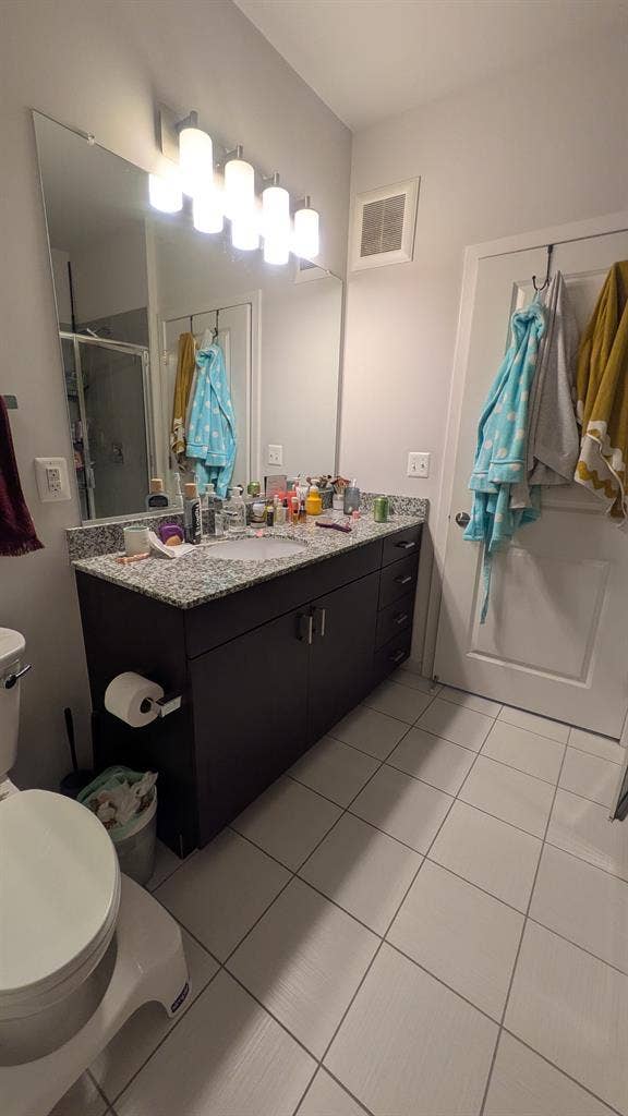 Primary bedroom w/ private bath