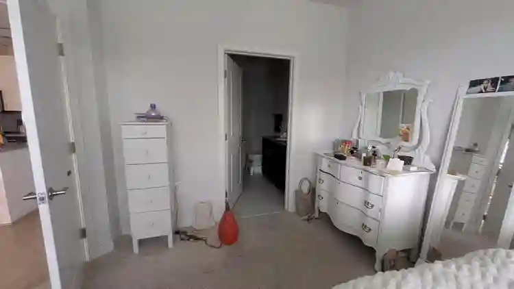 Primary bedroom w/ private bath
