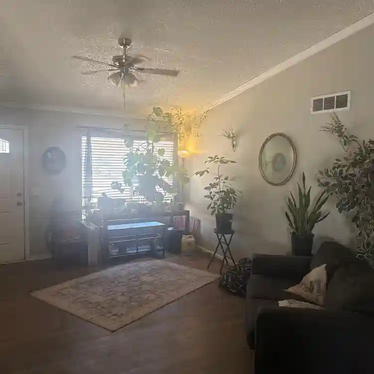 Corner room in a cozy house
