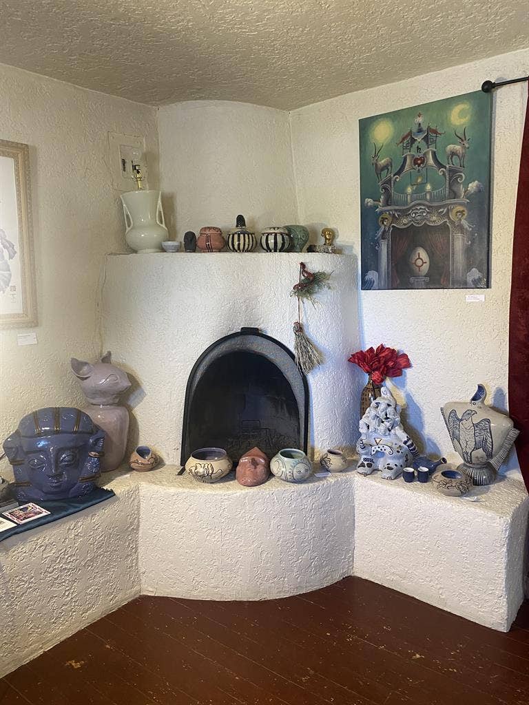 Artistic casita near the Railyard