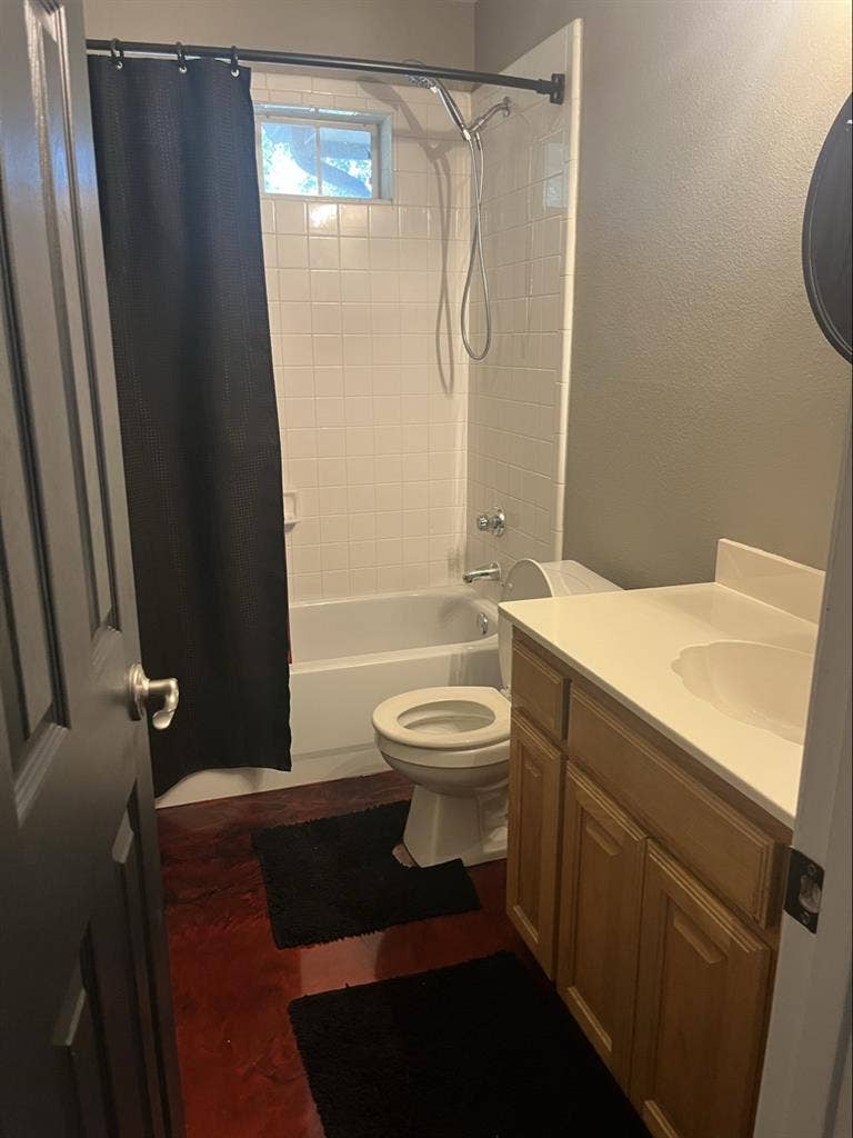 Private bedroom and bathroomm