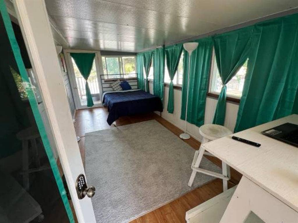 Separate entrance, with patio