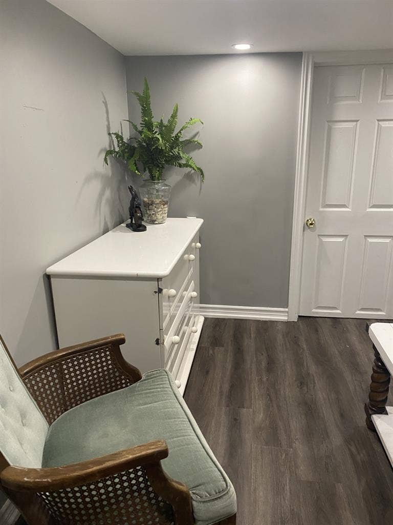 FURNISHED ONE BASEMENT BEDROOM,