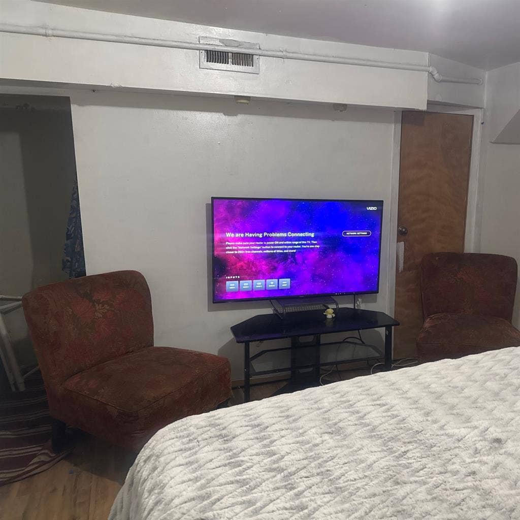 Big basement furnished room