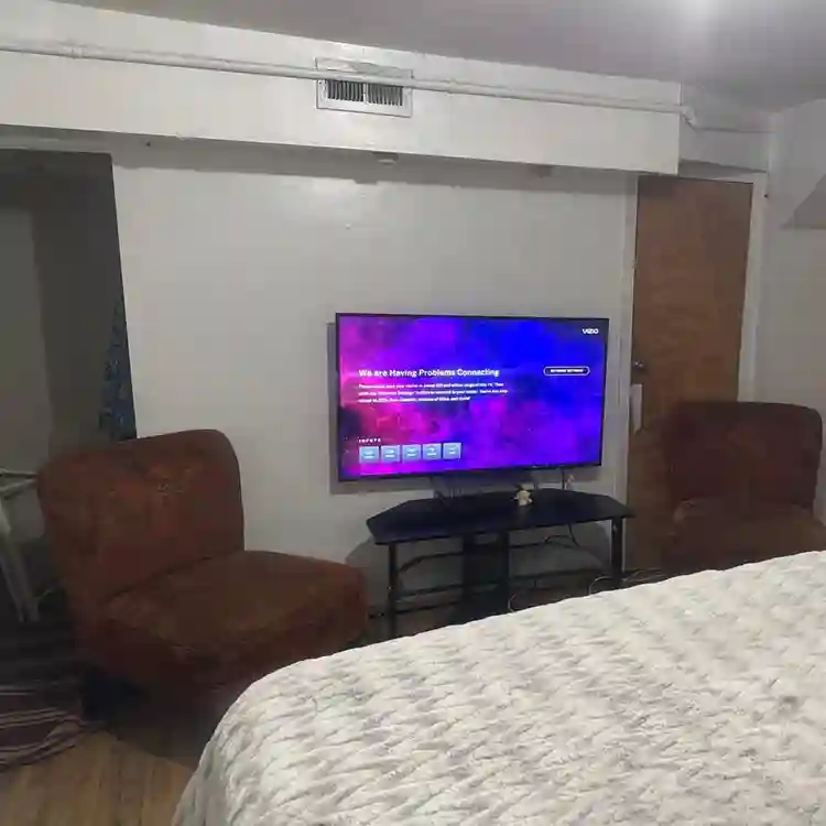 Big basement furnished room