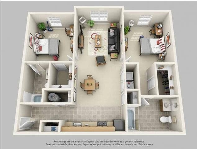 1 Room @ Mountain Valley Apartments