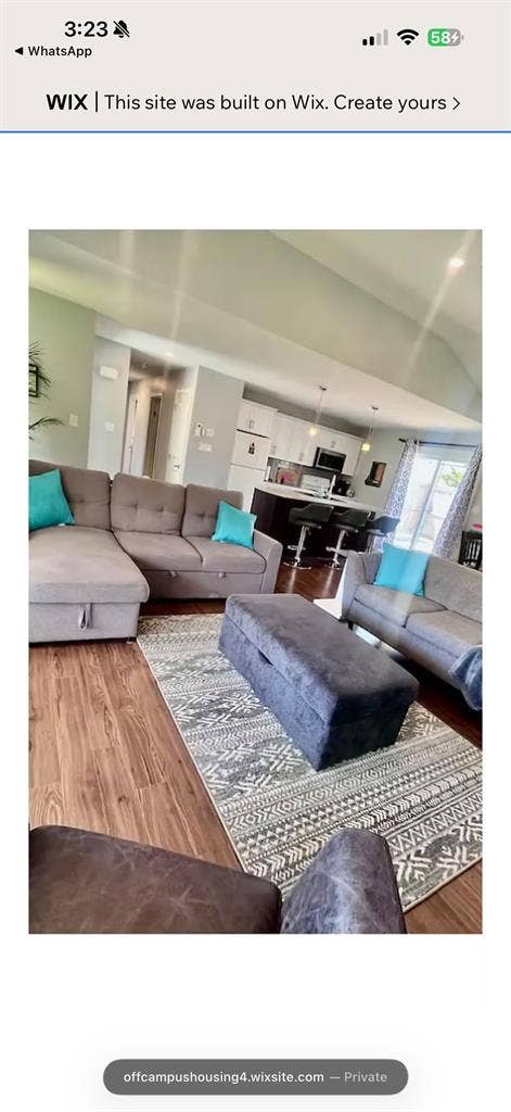 A private room available