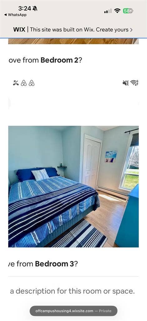 A private room available
